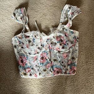 Victoria’s Secret Floral Corset Top